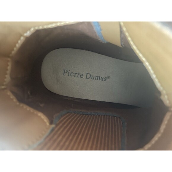 Pierre Dumas Women’s Brown Faux Suede Sherpa Lined Platform Heel Ankle Boots 9 - Picture 7 of 10